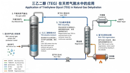 Application of Triethylene Glycol in Natural Gas Dehydration